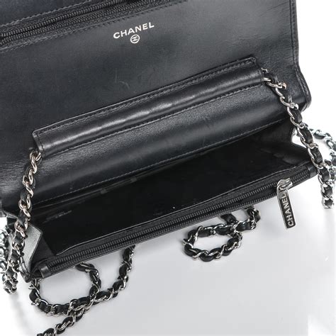 chanel patent calfskin wallet|Wallet on chain .